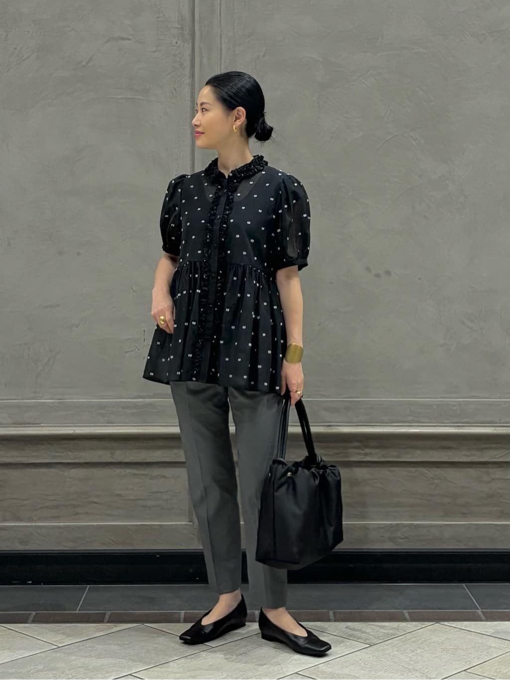 UNITED ARROWS | 2トーン ドット ジャガード シャツ | Rakuten Fashion