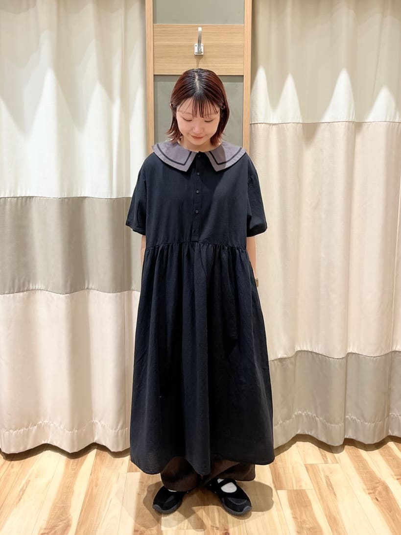 Samansa Mos2 | ビッグ襟前後2WAYワンピース | Rakuten Fashion(楽天