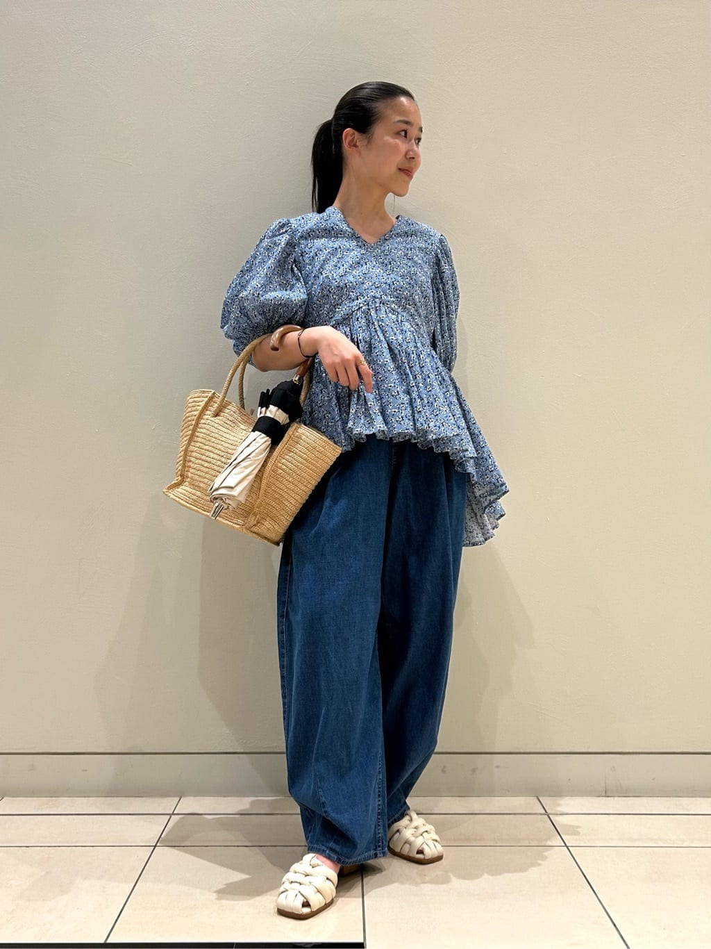 UNITED ARROWS | ステッチ デニム カーブパンツ | Rakuten Fashion