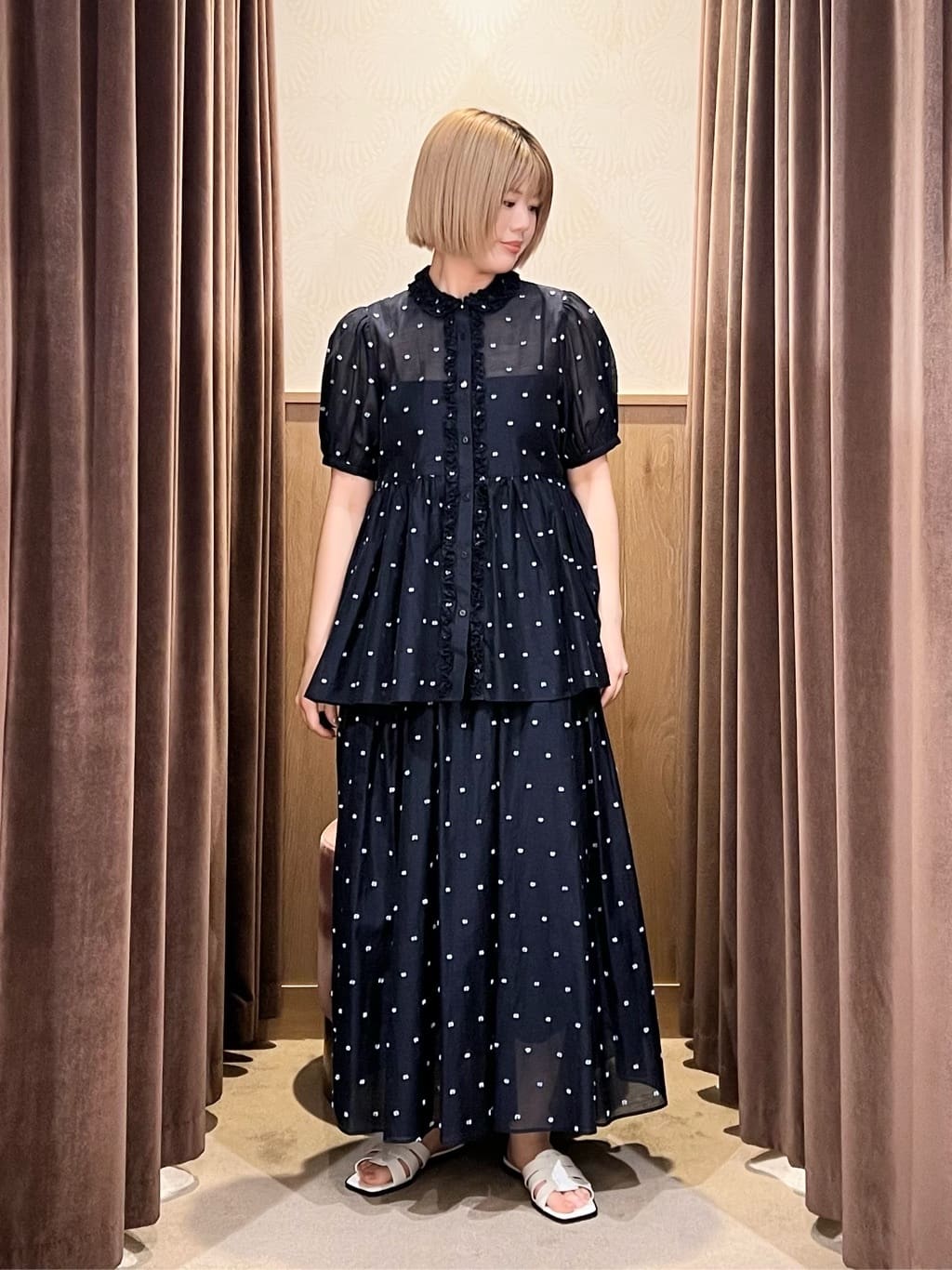 UNITED ARROWS | 2トーン ドット ジャガード シャツ | Rakuten Fashion