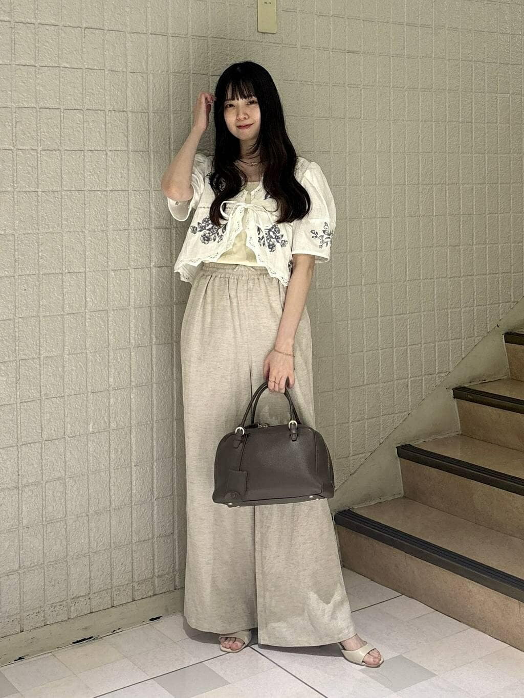 mysty woman | 花刺繍ボレロシャツ | Rakuten Fashion(楽天
