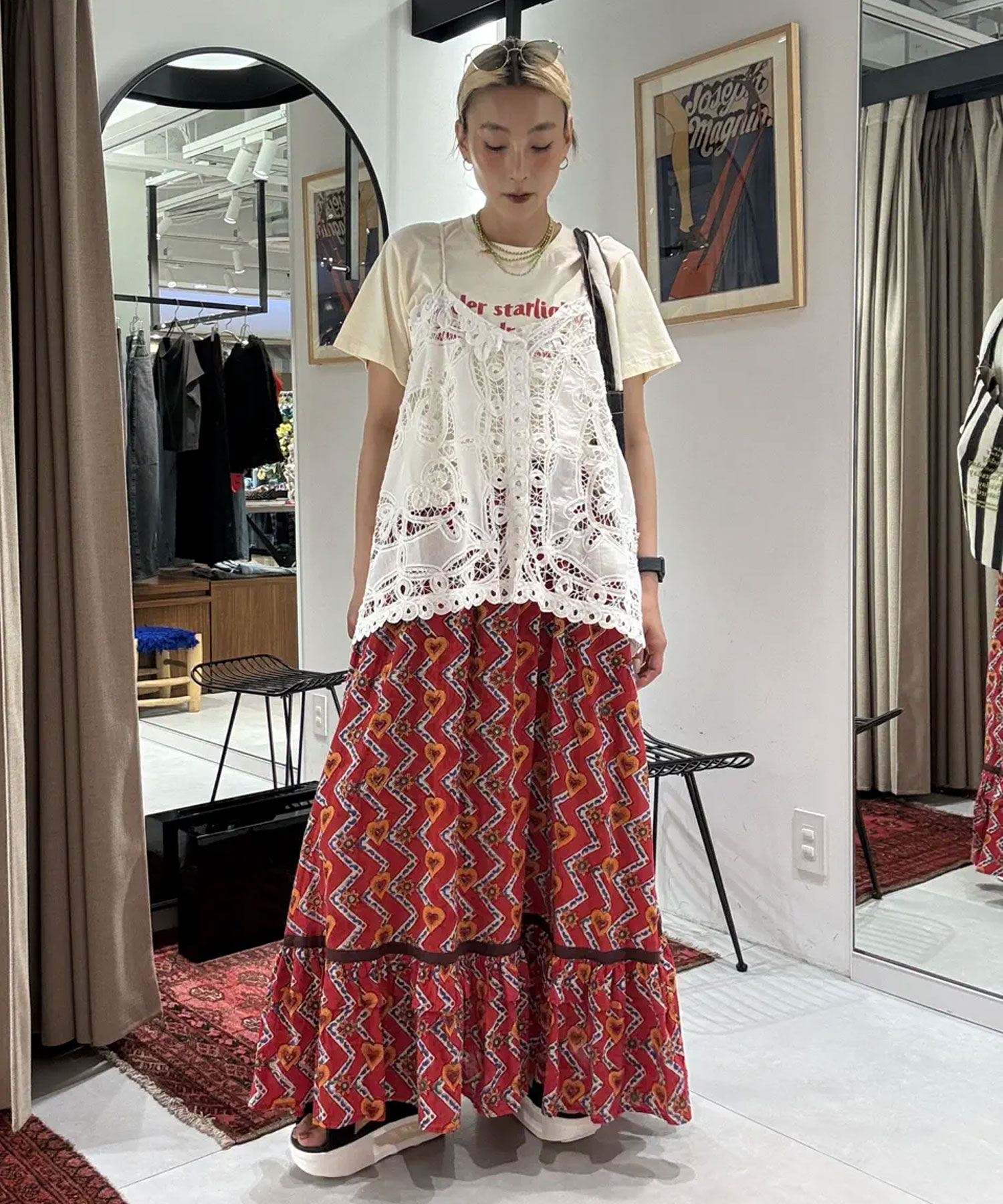 ROSE BUD | mag.byc/BATTEN LACE CAMISOLE | Rakuten Fashion(楽天
