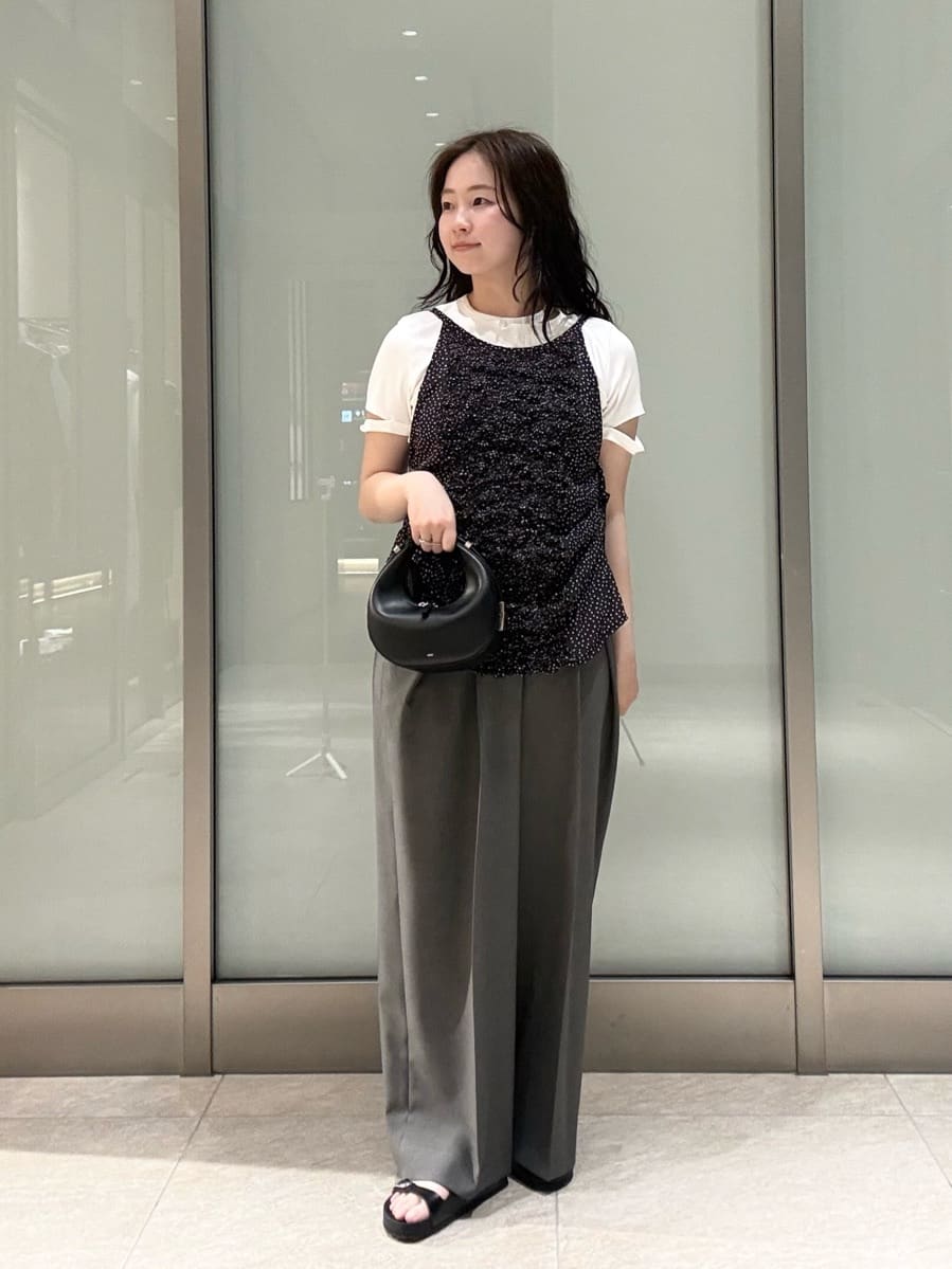 AEWENMATOPH キャミソールジレ UNITED ARROWS | <AEWEN MATOPH>ドット シャーリング キャミソール
