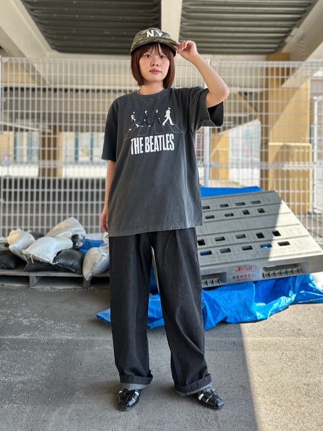 FREAK’S STOREのTHE BEATLES T-SHIRT/ロックTシャツ/ザ・ビートルズ/バンドTシャツ/ロックTシャツを使ったコーディネートを紹介します。｜Rakuten Fashion(楽天ファッション／旧楽天ブランドアベニュー)7114424