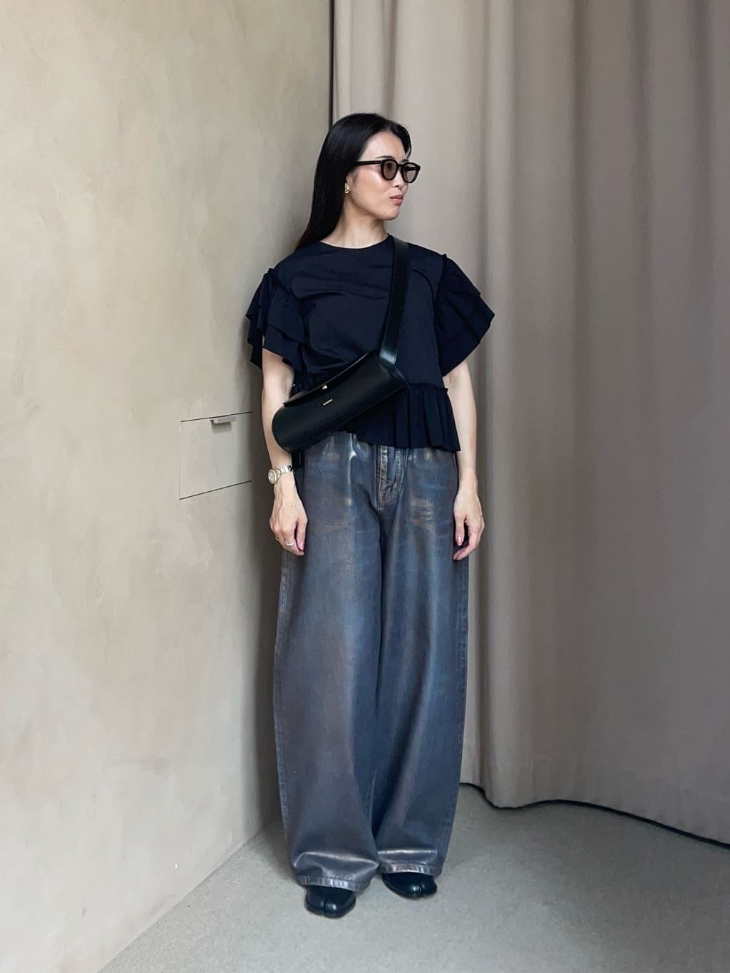 UNITED ARROWS | <ASTRAET>コーティング BIG バルーンデニムパンツ