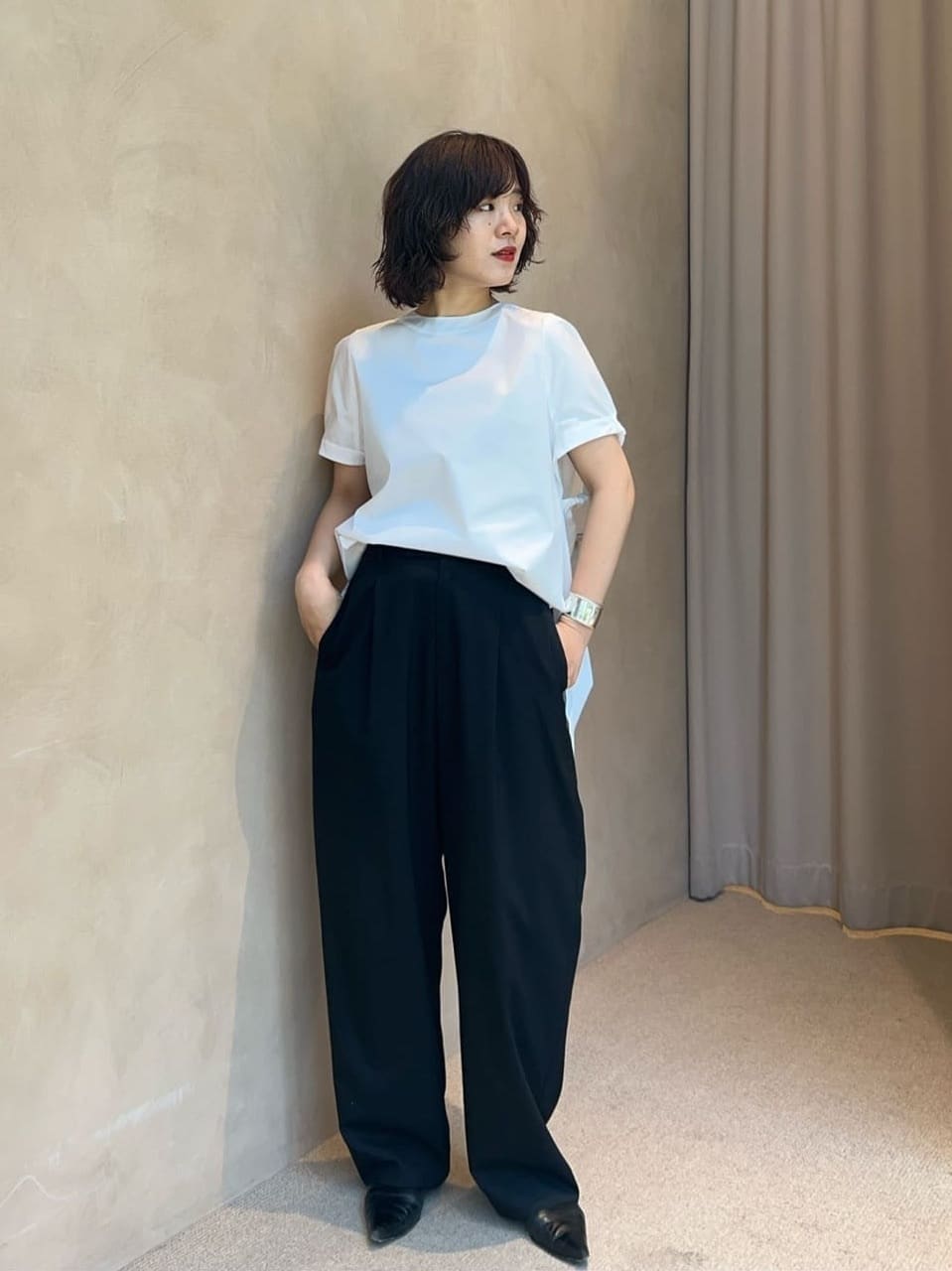 ASTRAET ギャザー ドルマンブラウス　ブラック UNITED ARROWS | <ASTRAET>ギャザー ドルマンブラウス | Rakuten