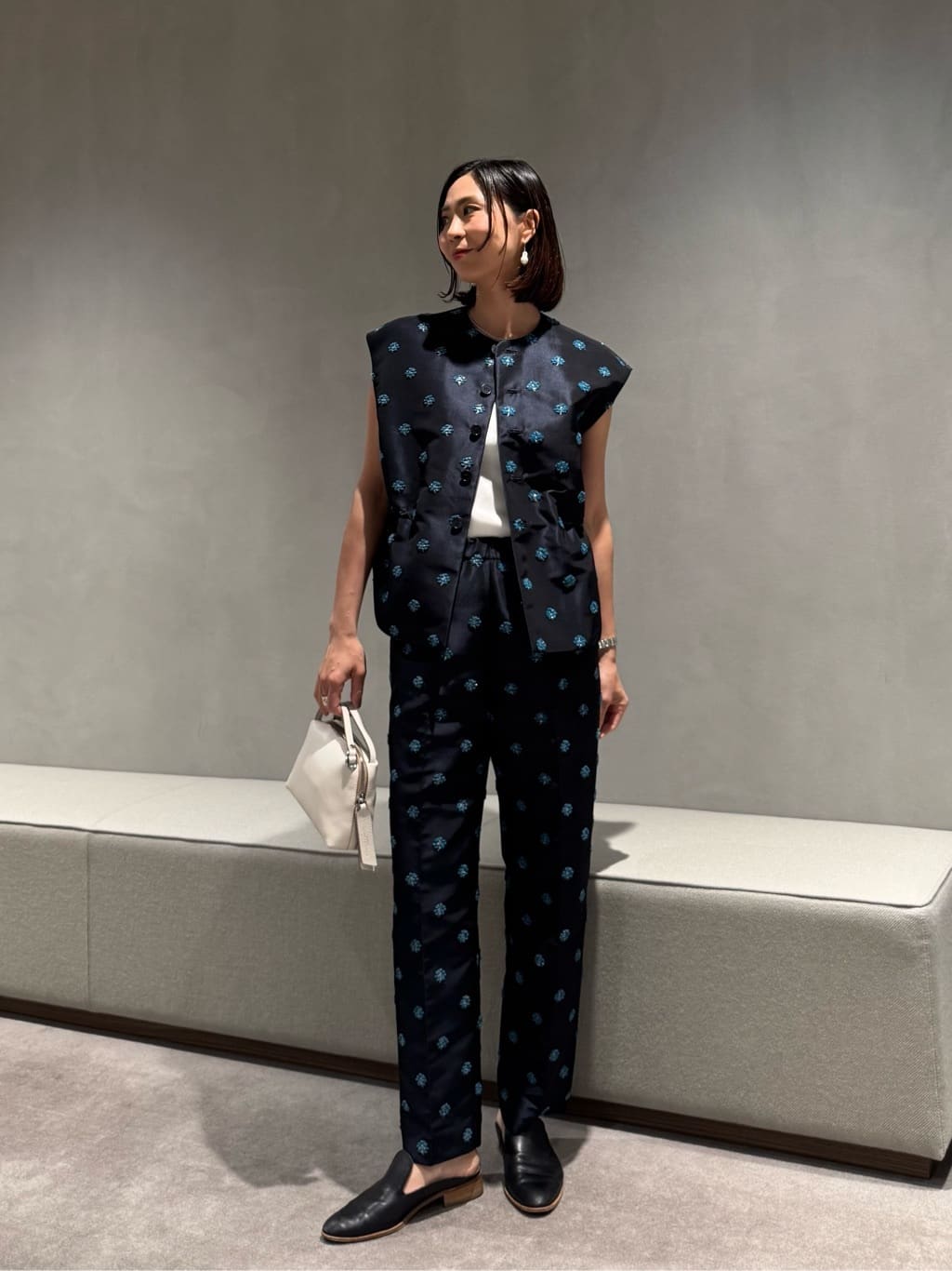 UNITED ARROWS | <LOEFF>ピンポンツリースポンジ ジャガード ベスト