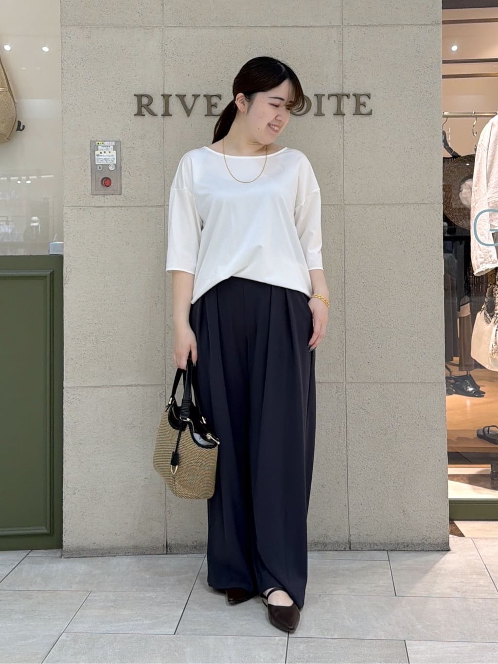 RIVE DROITE | ハーフスリーブキュプラカットプルオーバー | Rakuten