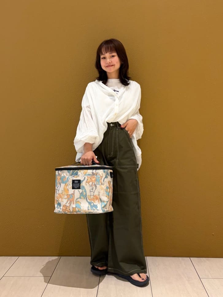 FREAK’S STOREの<新色追加>インド シングルガーゼ ブラウス/シアーブラウス/コットンブラウス 全5色を使ったコーディネートを紹介します。｜Rakuten Fashion(楽天ファッション／旧楽天ブランドアベニュー)7116418