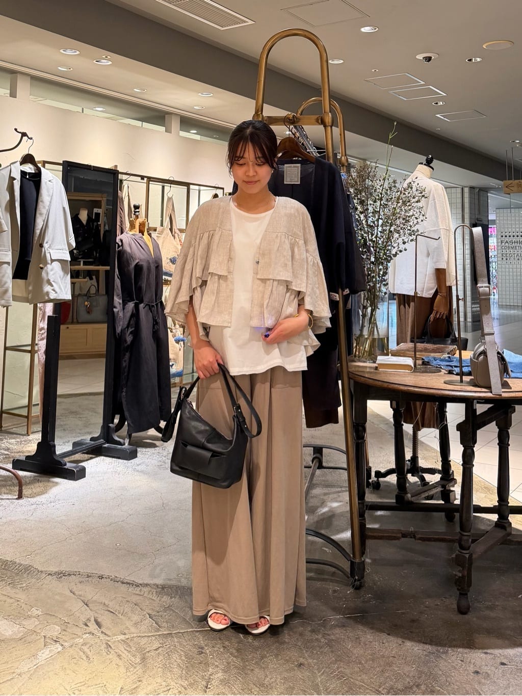BEARDSLEY | リネンフリル羽織 | Rakuten Fashion(楽天ファッション