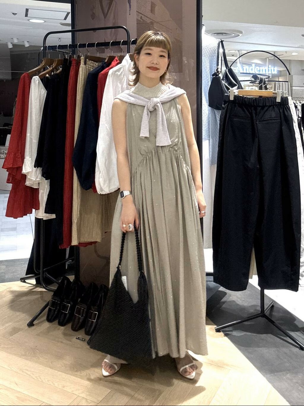 A part by | ドットシシュウキャミワンピース | Rakuten Fashion(楽天