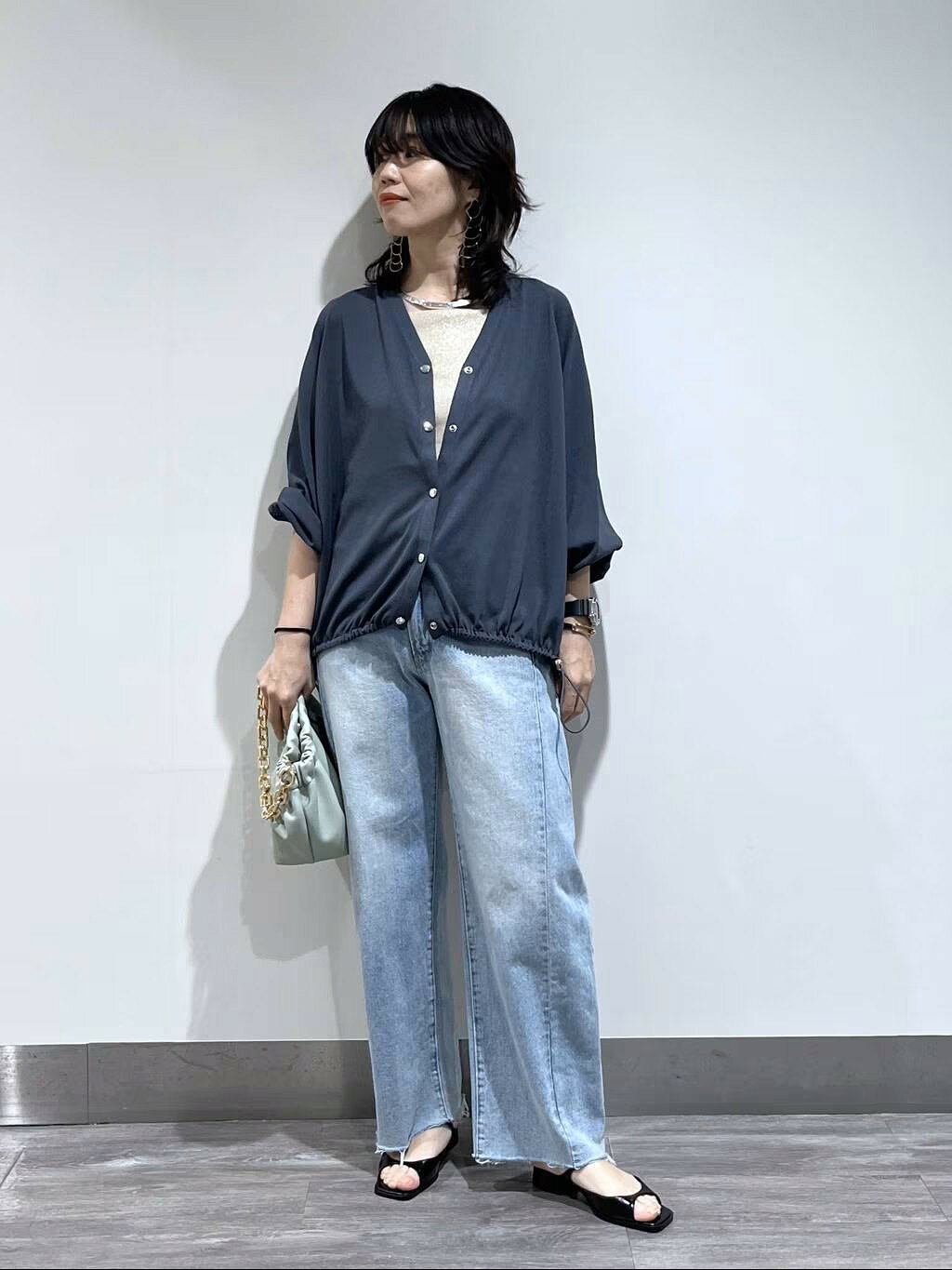 A part by | ドロストビッグVカーディガン | Rakuten Fashion(楽天