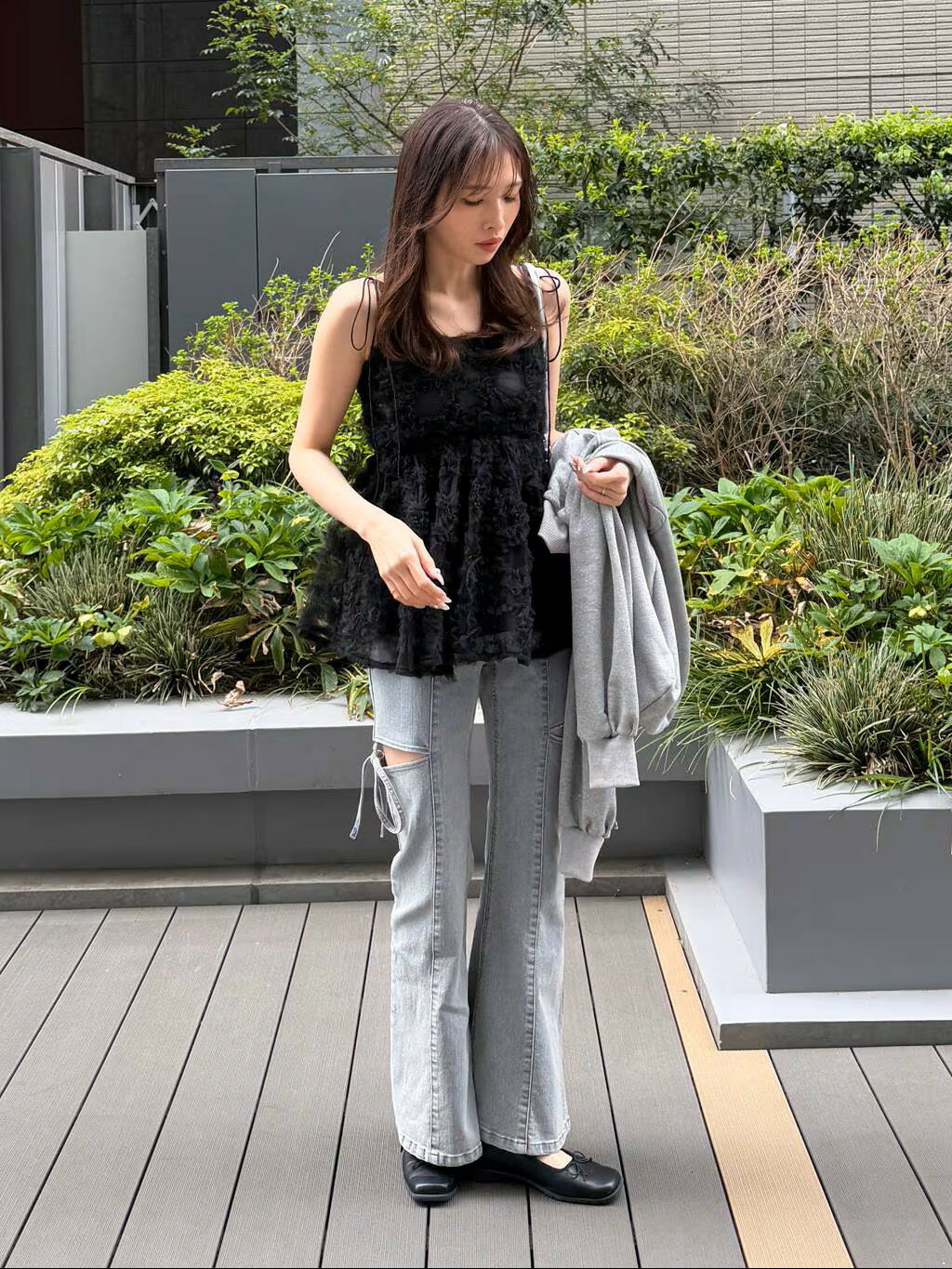 Heather | 【新色入荷】ボリュームチュールキャミ | Rakuten Fashion