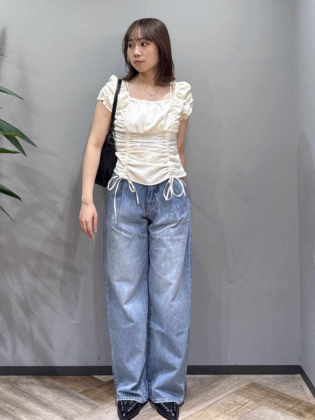 moussy | MULTIWAY GATHER ブラウス | Rakuten Fashion(楽天
