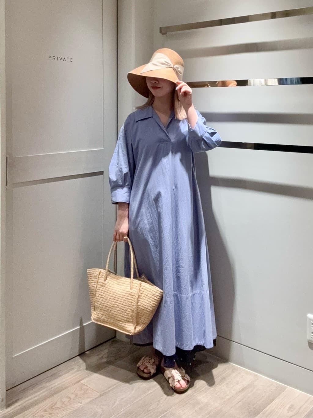 UNITED ARROWS | コットン スキッパー シャツ ワンピース
