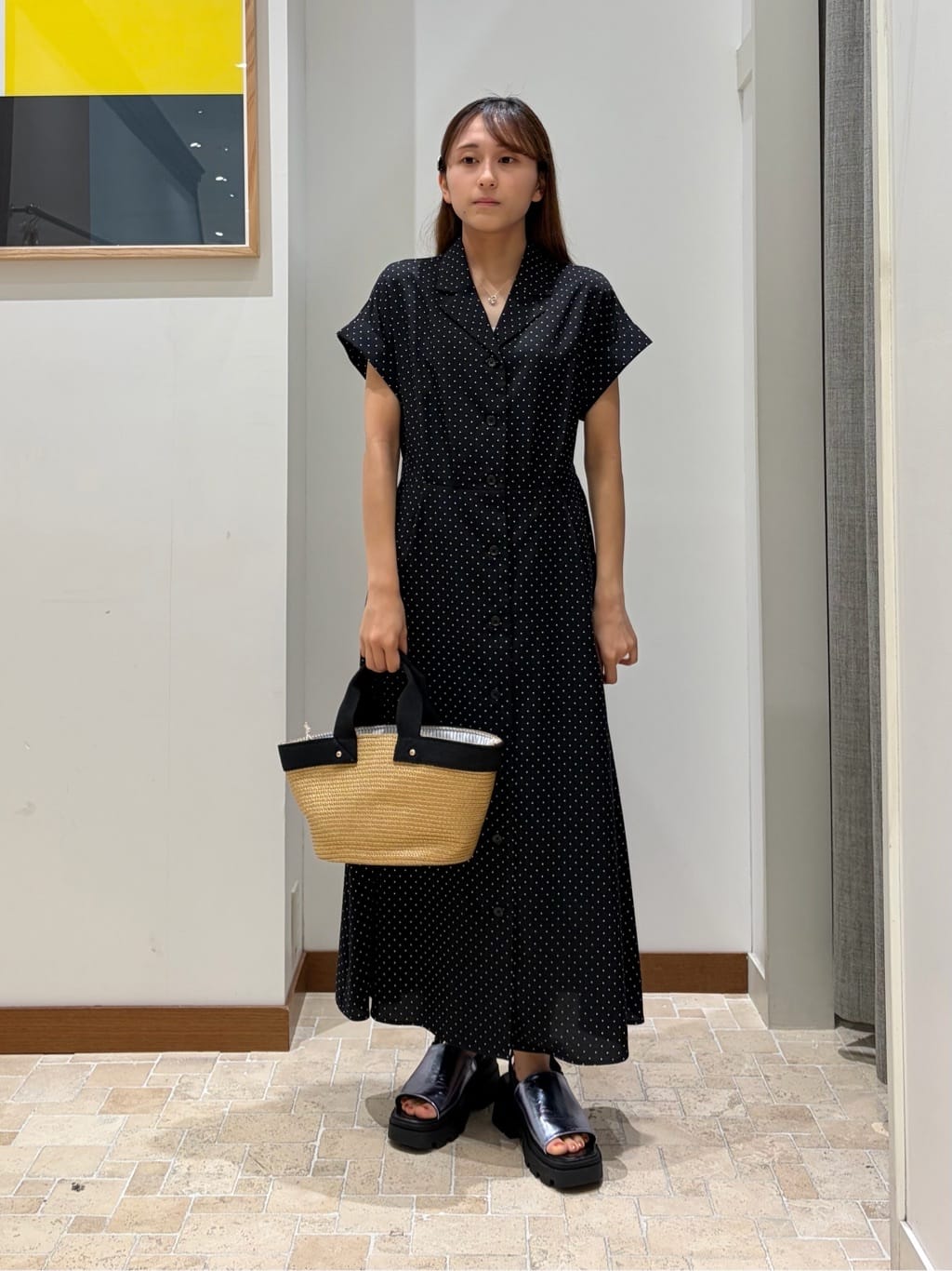 UNITED ARROWS LTD. OUTLET | オープンカラー シャツワンピース