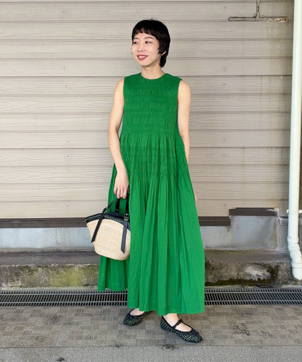 Demi-Luxe BEAMS | ne Quittez pas / ボイル シャーリング ワンピース