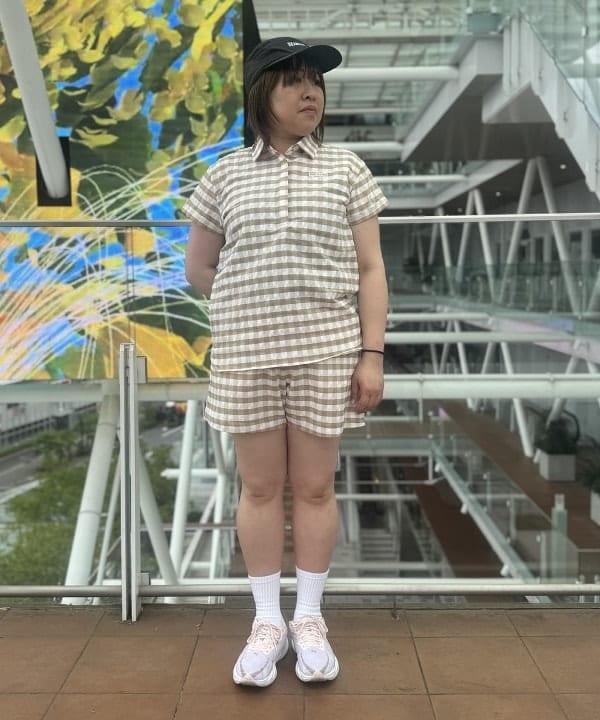 BEAMS GOLF | PURPLE LABEL / ビッグギンガムチェック ハーフ