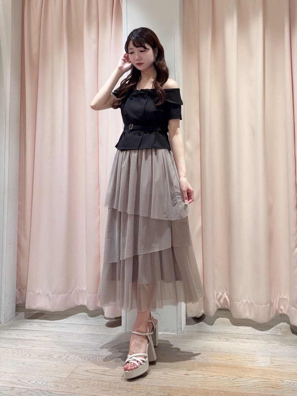 WILLSELECTION | ベルト付きオフショルブラウス | Rakuten Fashion