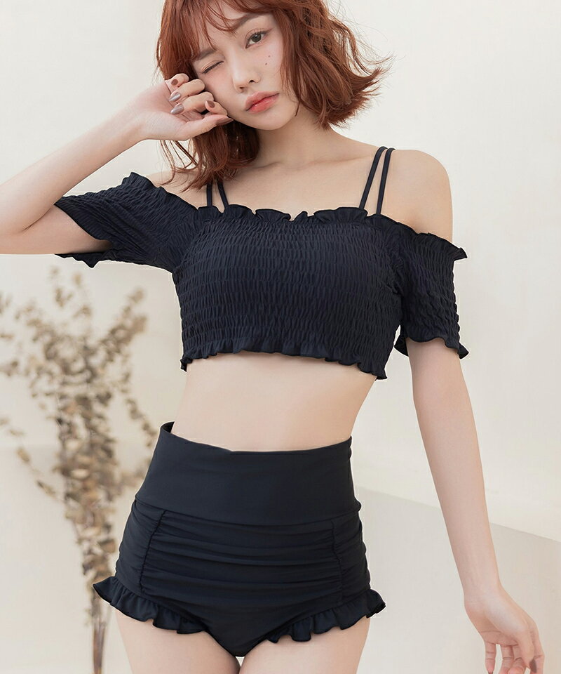 tu-hacci | オフショルダービキニ 3点セット | Rakuten Fashion(楽天
