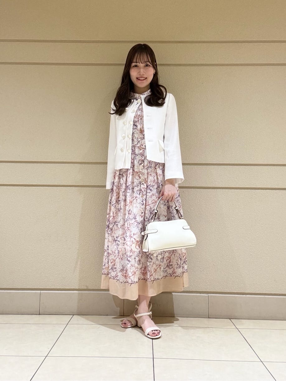 ANAYI | Coral プリントローンシャツフレア ワンピース | Rakuten