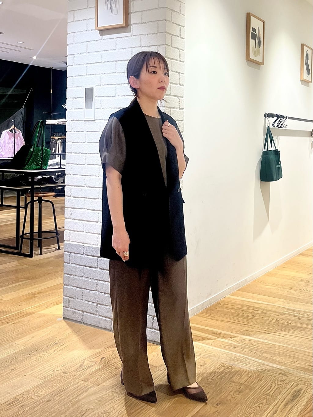 UNITED ARROWS green label relaxing | ラスティック ツイル ジレ