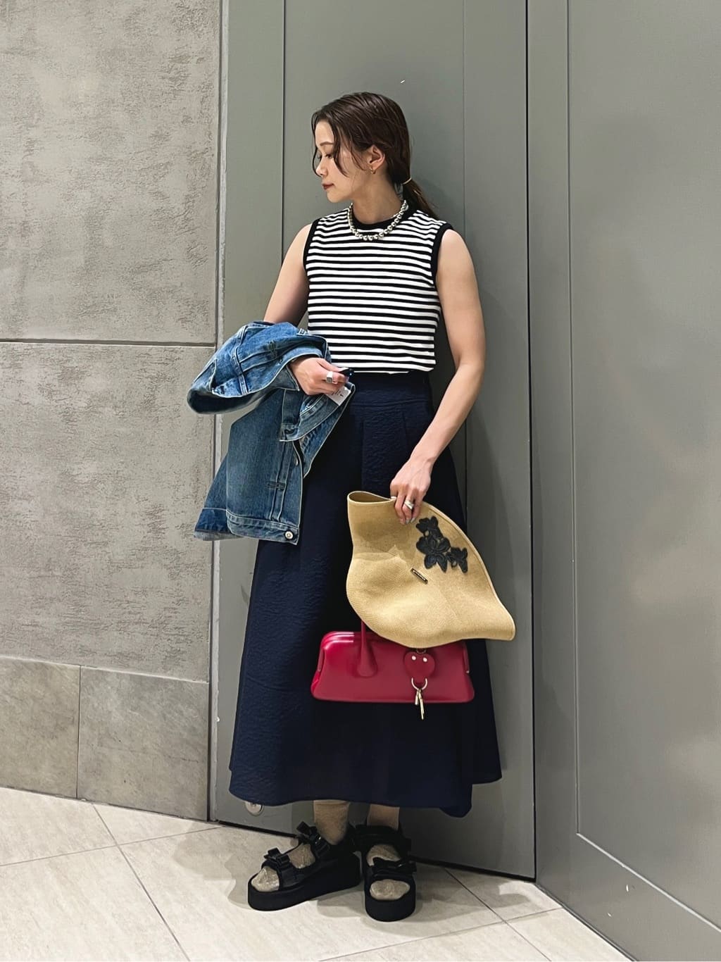 【新作・美品】UNITED ARROWS ジャガード フレアスカート UNITED ARROWS | オーガンジー ジャガード フレアスカート
