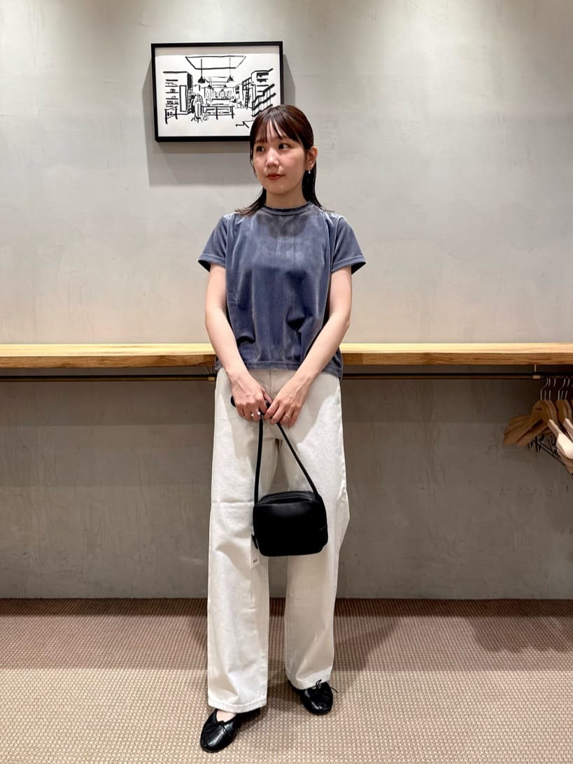 BEAUTY&YOUTH UNITED ARROWS | <Steven Alan>バック リボン ベロア T