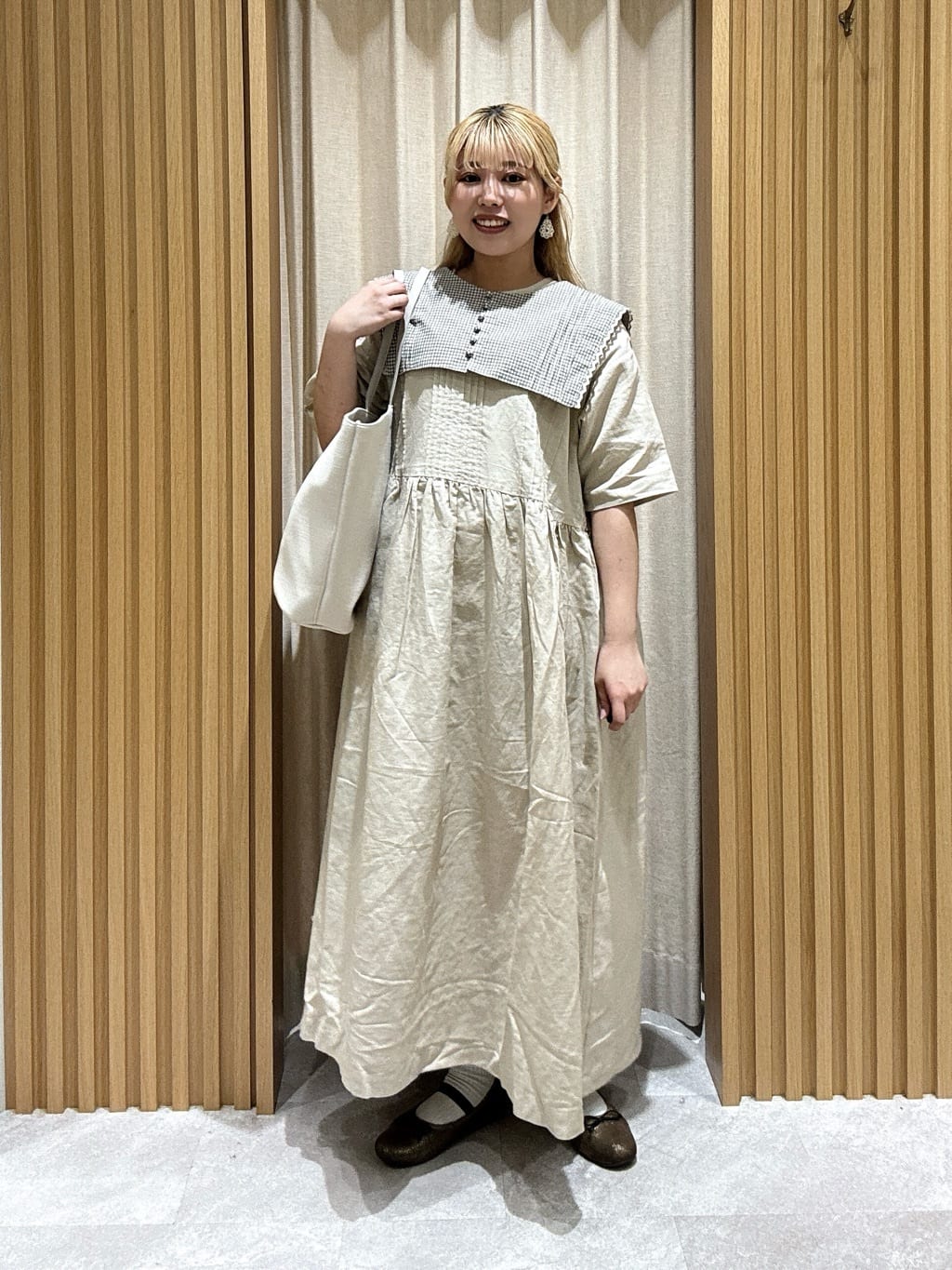 Samansa Mos2 | 【WEB限定 Sサイズ】メッシュ花刺繍ベスト付き
