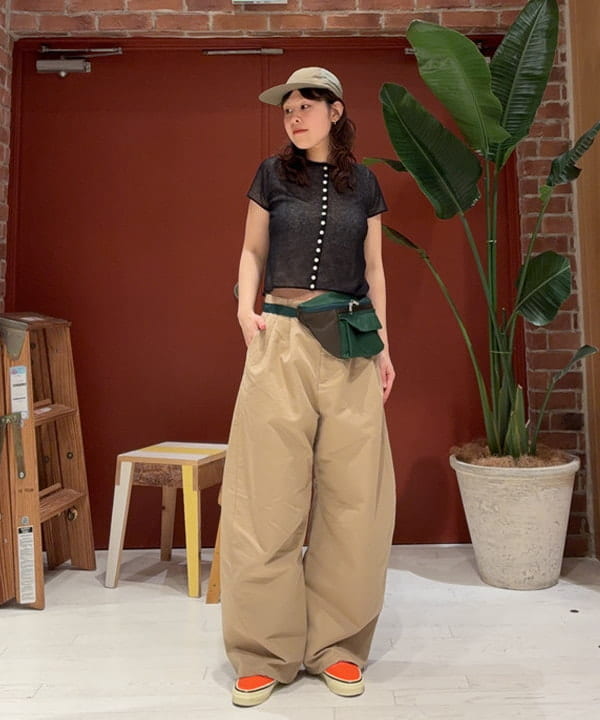レディース 2タック カーブ バレル チノパンツ BEAMS WOMEN | 2タック カーブ バレル チノパンツ | Rakuten Fashion