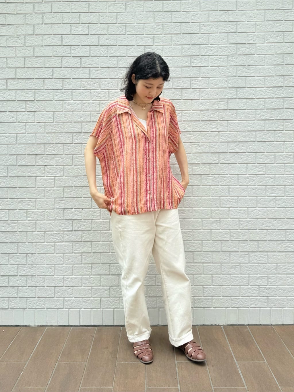 ear PAPILLONNERのグルカサンダル【SUM1 STYLE】を使ったコーディネートを紹介します。｜Rakuten Fashion(楽天ファッション／旧楽天ブランドアベニュー)7125832