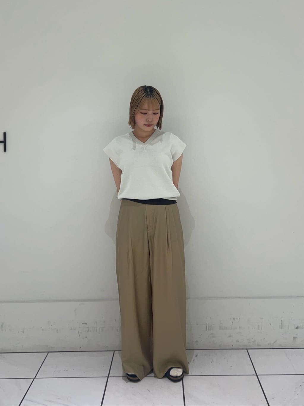 BEAUTY&YOUTH UNITED ARROWS | フルニードル フレンチスリーブ ニット