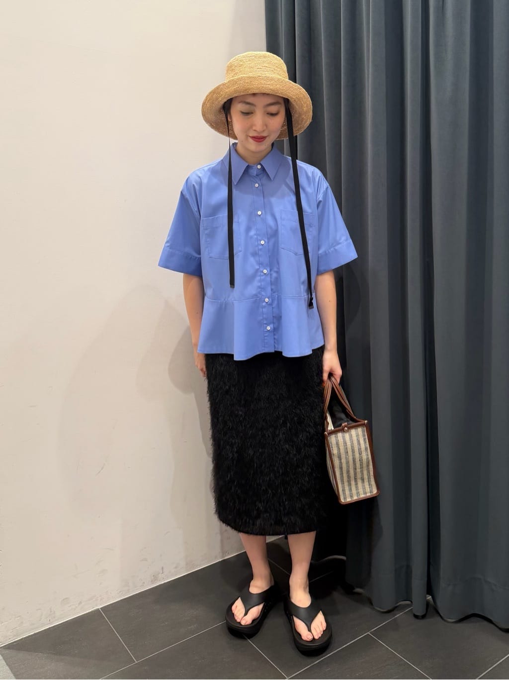UNITED ARROWS | <AEWEN MATOPH>ペプラムショートスリーブシャツ