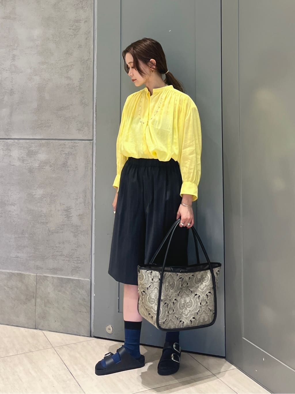 美品　LOEFE UNITED ARROWS トロピカルウール キュロット LOEFF＞トロピカルウール キュロット
