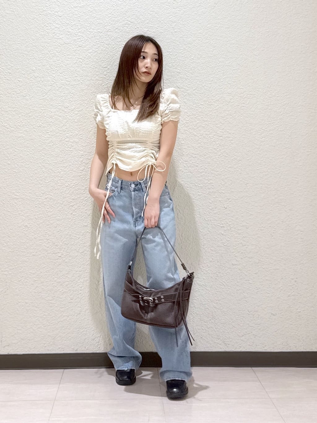 moussy | MULTIWAY GATHER ブラウス | Rakuten Fashion(楽天