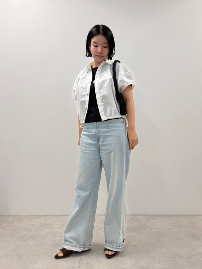 FREAK’S STOREの切り替え ショートスリーブ ヘムコード ブラウスを使ったコーディネートを紹介します。｜Rakuten Fashion(楽天ファッション／旧楽天ブランドアベニュー)7127790