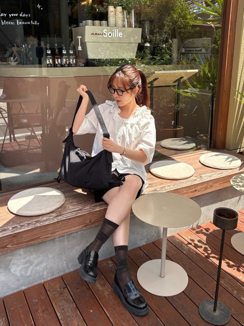 HeRIN.CYEのPonte half pantsを使ったコーディネートを紹介します。｜Rakuten Fashion(楽天ファッション／旧楽天ブランドアベニュー)7128065