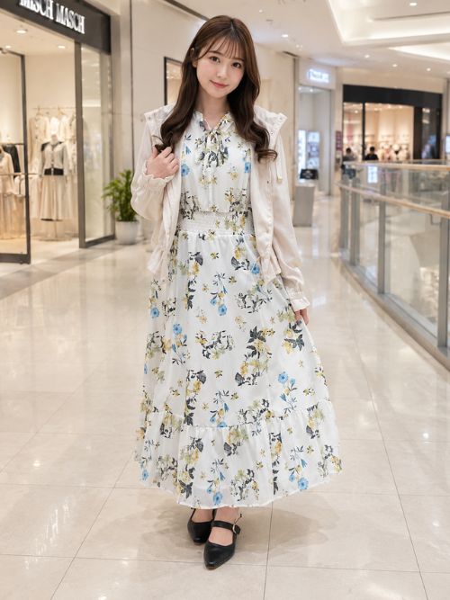 MISCH MASCH | 【再入荷】オリジナルプリント ボタニカルフラワー