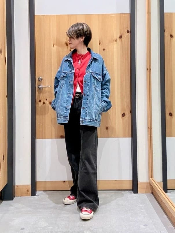 Levi's | XL WOMEN'Sトラッカージャケット ミディアムインディゴ WORN