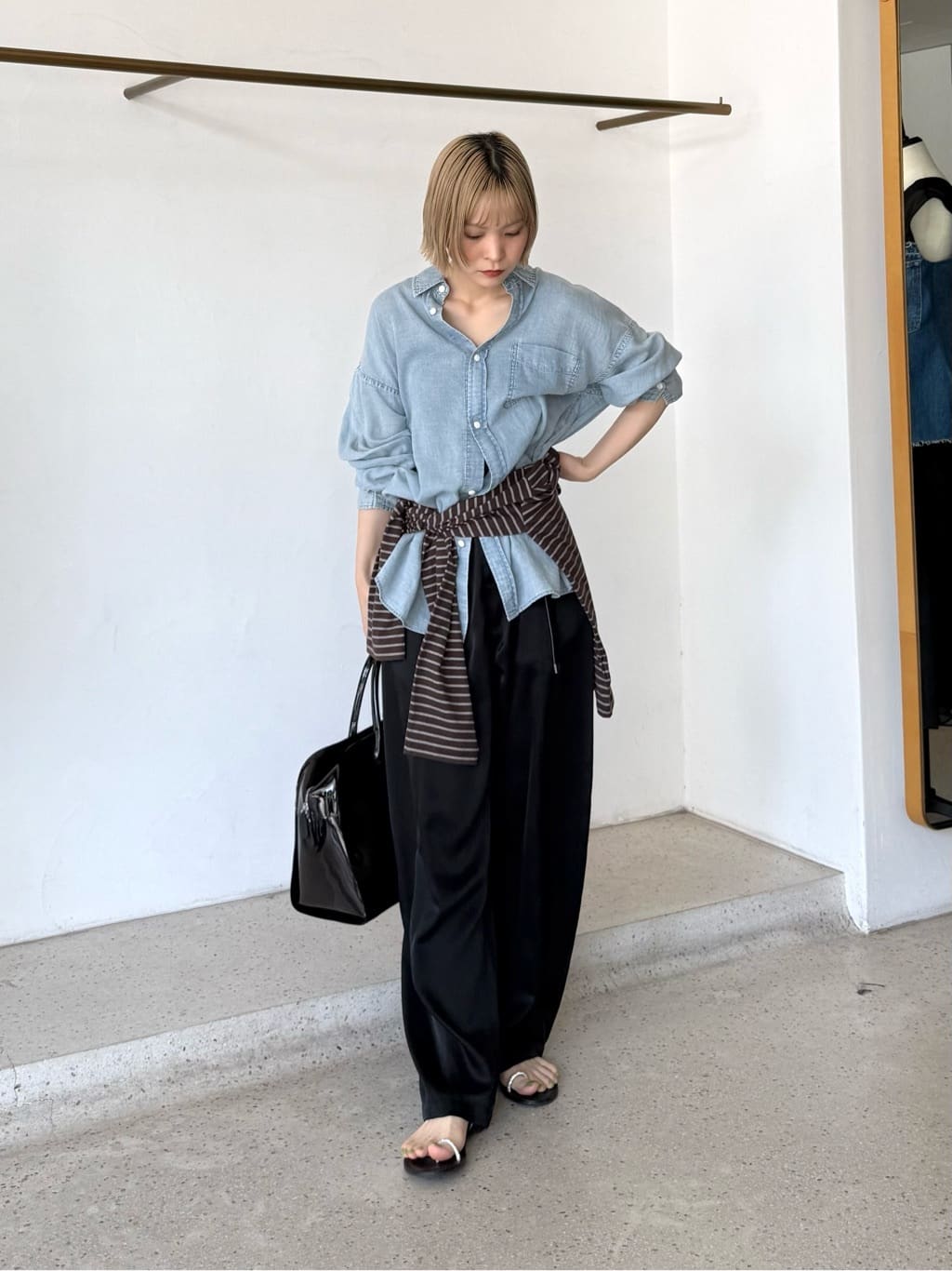Whim Gazette | 【GEMINI】バックシャンボーダーカットソー | Rakuten