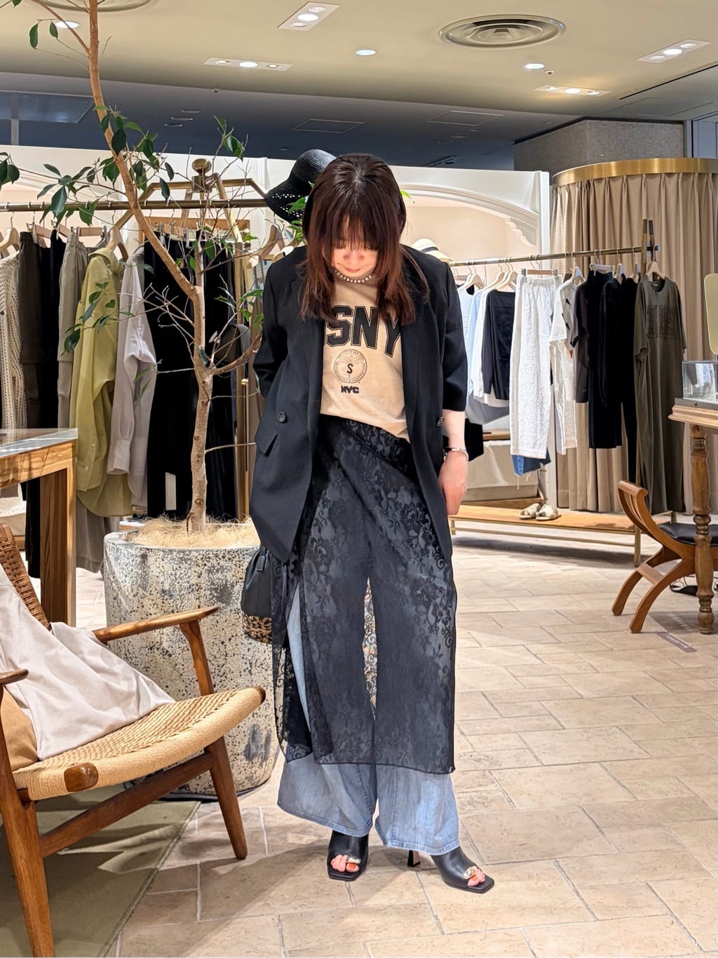 GALLARDAGALANTEの【2.718】サムリングミュールを使ったコーディネートを紹介します。｜Rakuten Fashion(楽天ファッション／旧楽天ブランドアベニュー)7130076