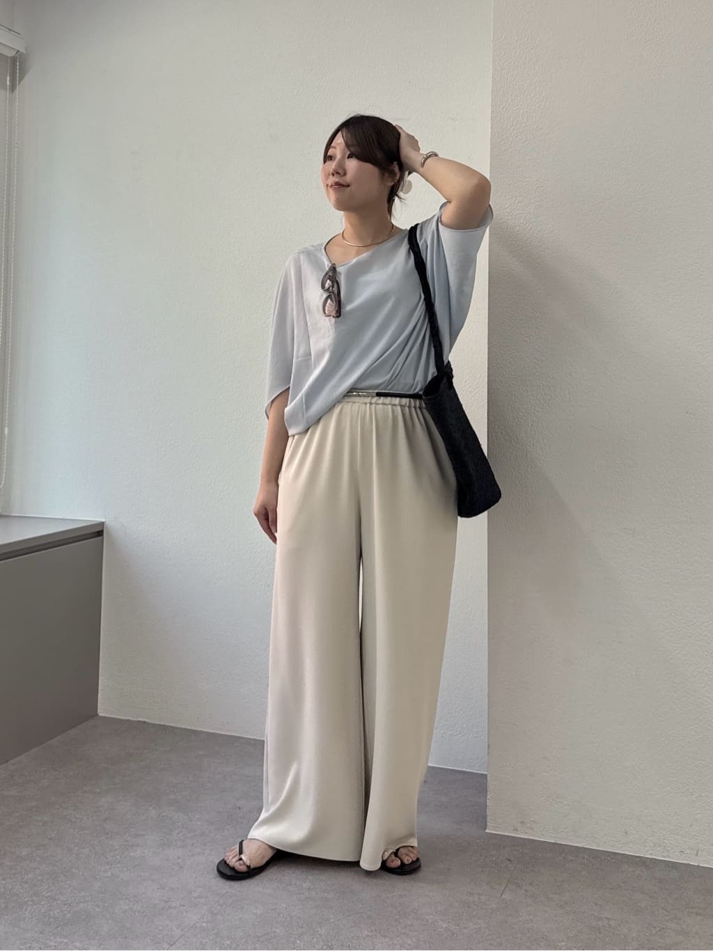 GALLARDAGALANTEのドルマンジャージープルオーバーを使ったコーディネートを紹介します。｜Rakuten Fashion(楽天ファッション／旧楽天ブランドアベニュー)7130161