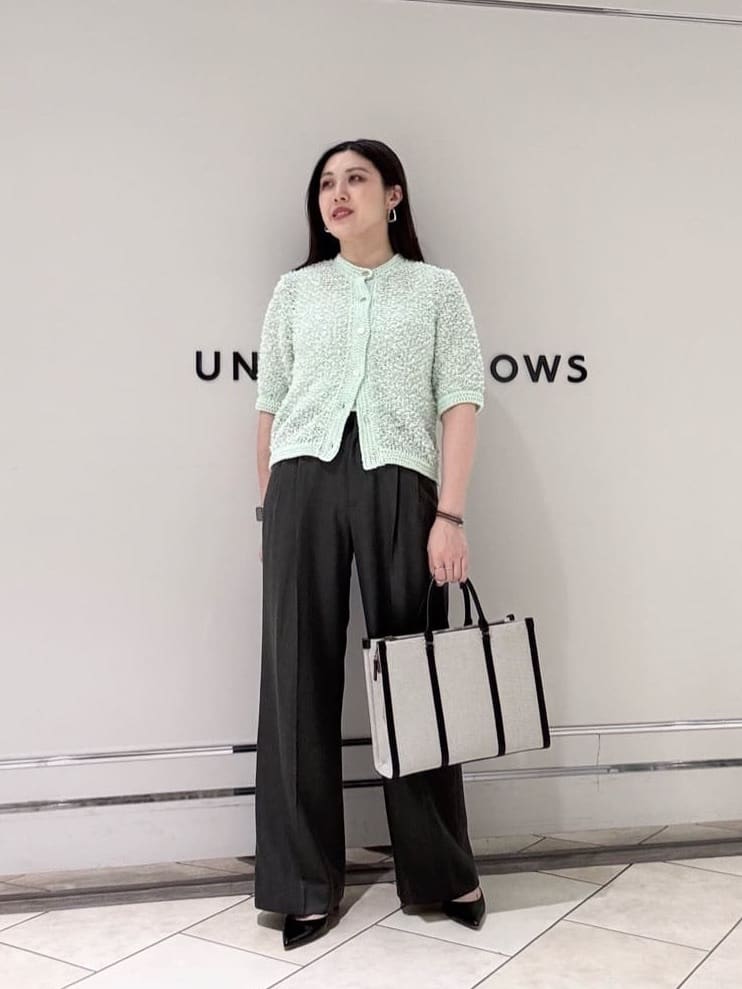OZISMnonnative カーディガン UNITED ARROWS | YTM 7分袖 カラー ミックス カーディガン | Rakuten