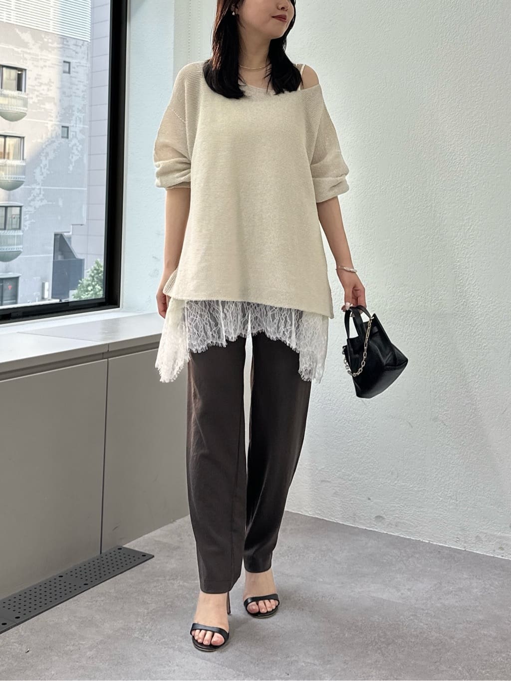 GALLARDAGALANTEの【+1で新鮮コーデ】レースキャミチュニックを使ったコーディネートを紹介します。｜Rakuten Fashion(楽天ファッション／旧楽天ブランドアベニュー)7131498