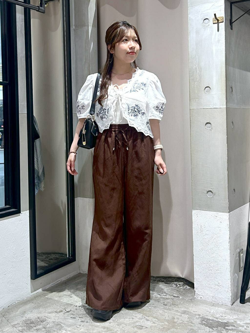 mysty woman | 花刺繍ボレロシャツ | Rakuten Fashion(楽天