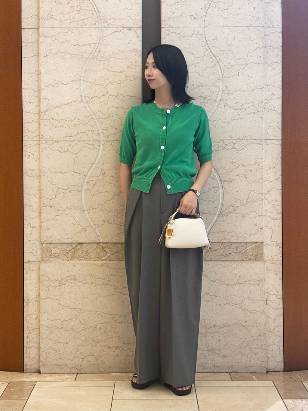 UNITED ARROWS | クルーネック ベーシック カーディガン