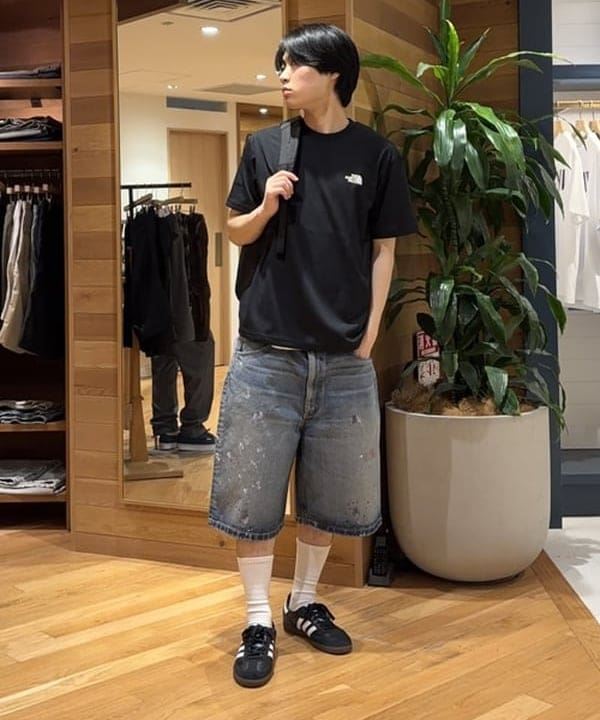 BEAMS MEN | BEAMS｜LEE / WIDE DENIM SHORTS｜メンズ パンツ デニム