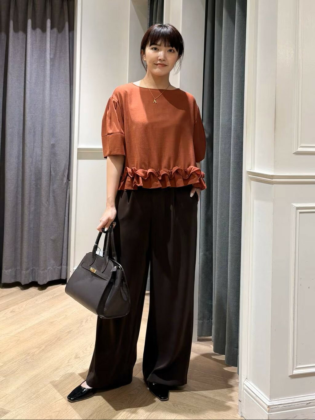 A part by | 【接触冷感】フリルヘムブラウス | Rakuten Fashion(楽天
