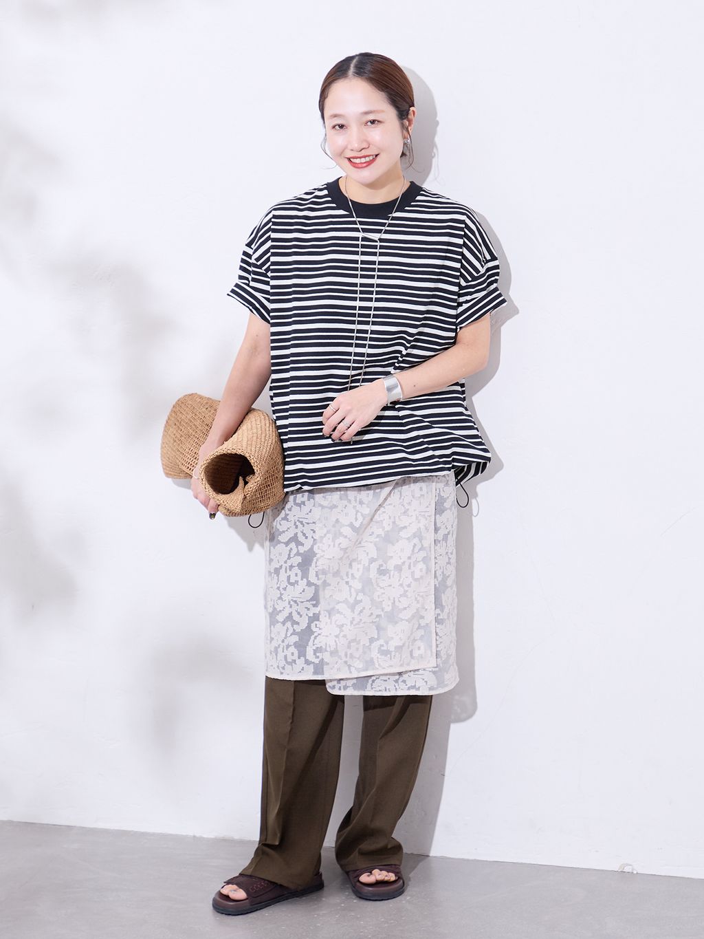 JOURNAL STANDARD | 《追加》シャーリングTシャツ | Rakuten Fashion