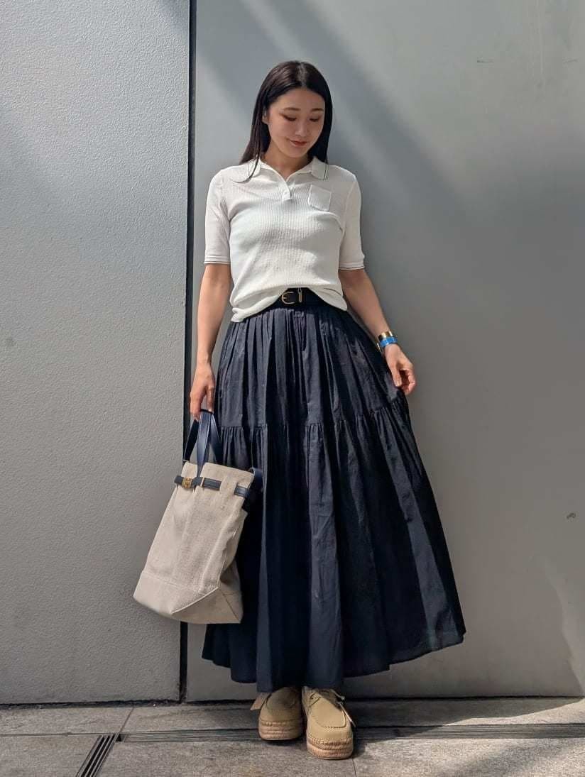 Mila Owen | 【WEB限定カラー】シアーリブポロニット | Rakuten